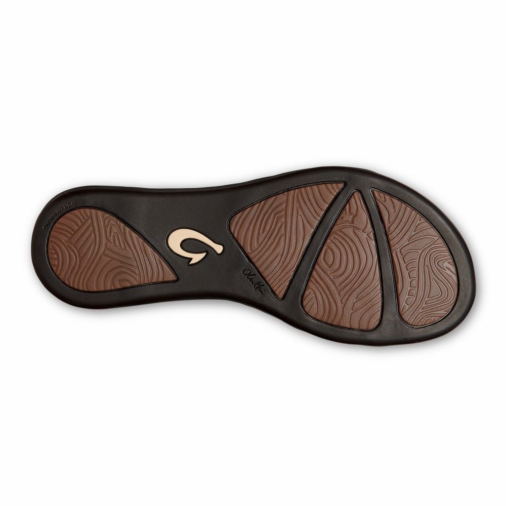 Olukai Women's Upena Sandal - Cedar Wood / Dark Java US958-607